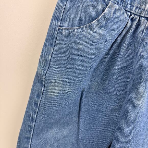 Vintage Liberty Blue Jean Garden Overalls 2T - Picture 7 of 8